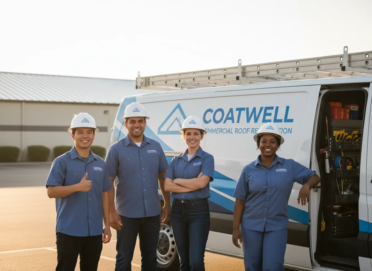 Commercial roof coating company in Glennville, CA